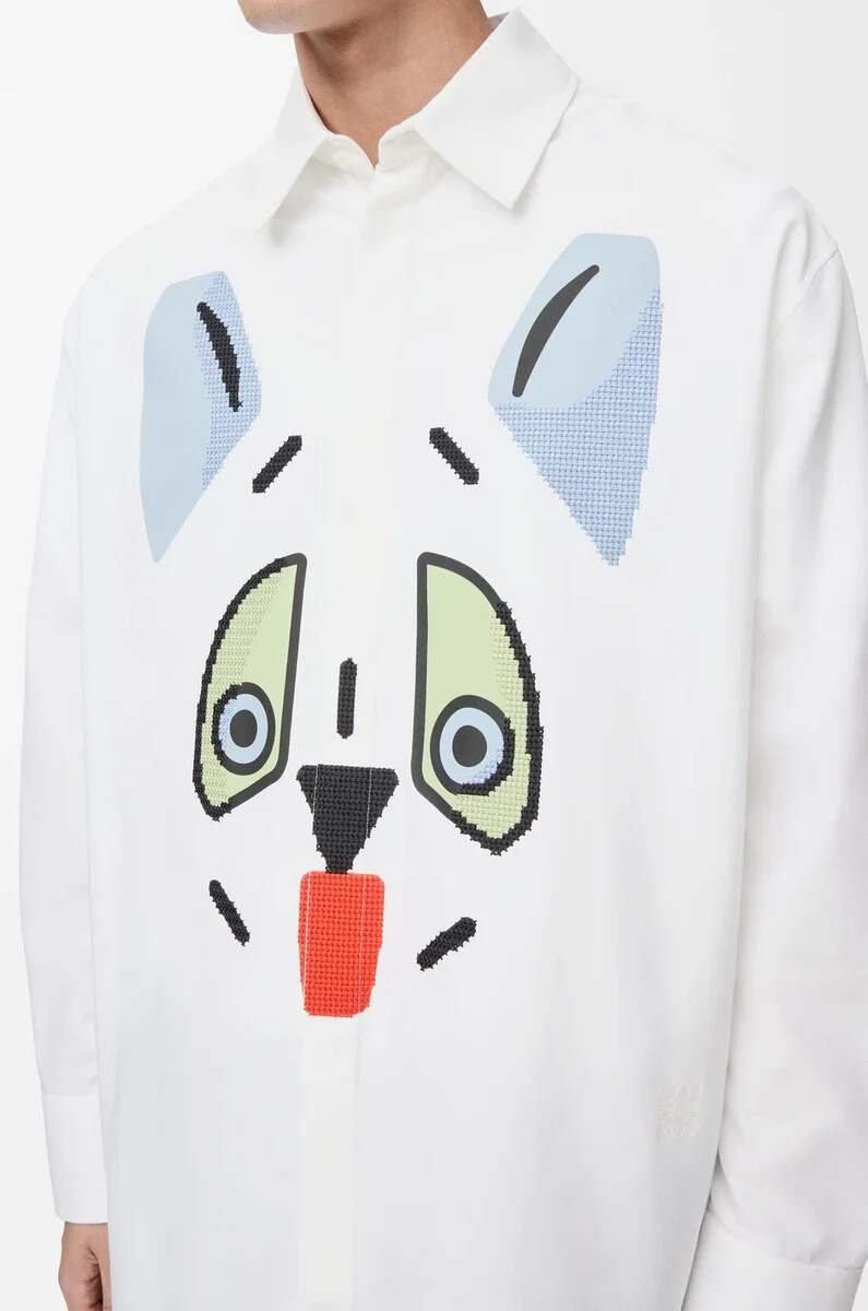 camisa en algodón blanca