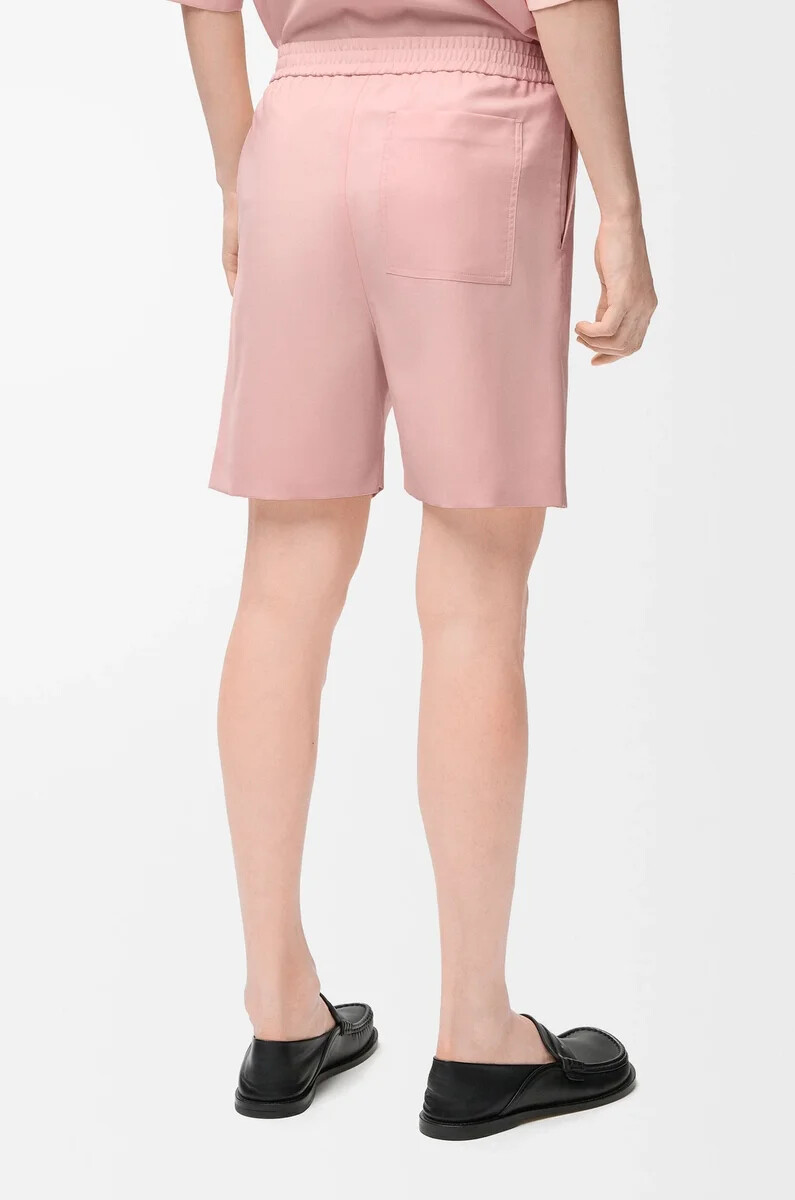 pantalones cortos de lana coral