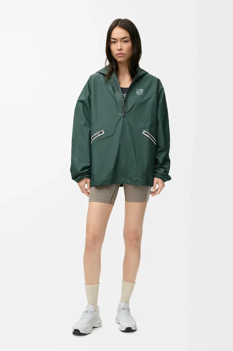 anorak storm en tejido técnico verdenegro