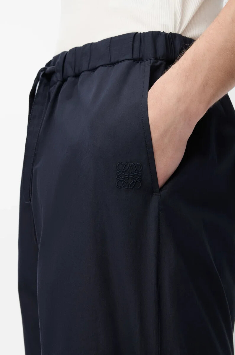 pantalones cortos de algodón azul marino oscuroazul claro