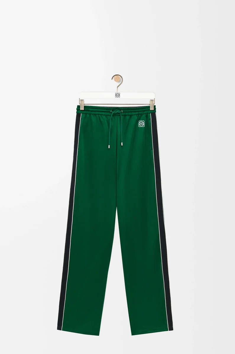 pantalón de chándal en jersey técnico pop green