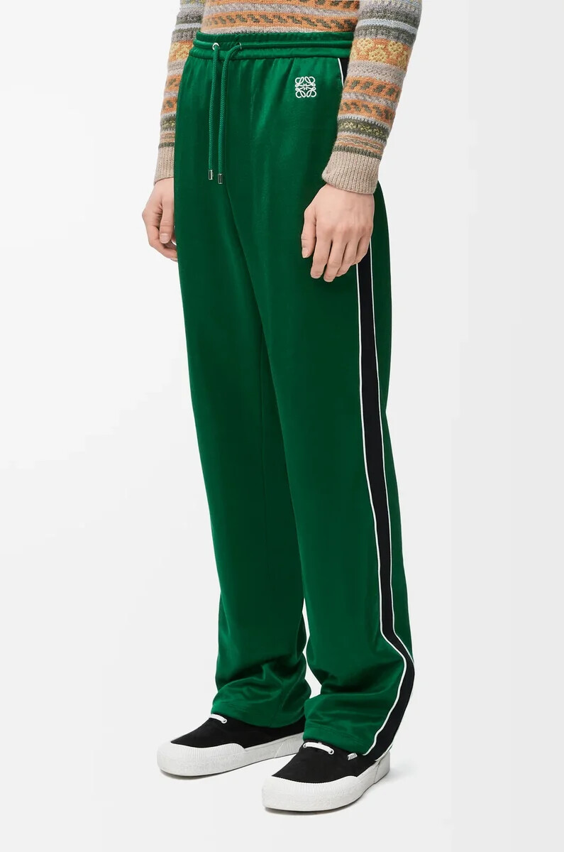 pantalón de chándal en jersey técnico pop green