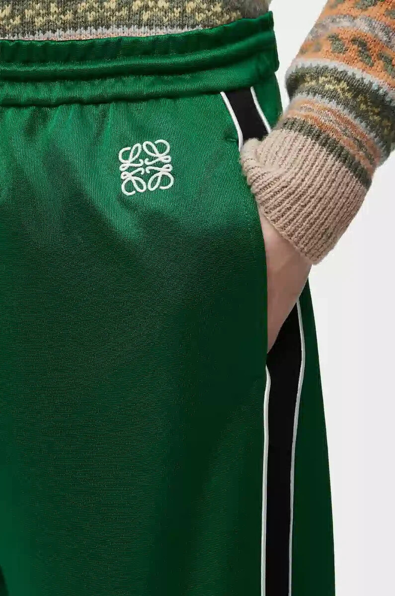 pantalón de chándal en jersey técnico pop green