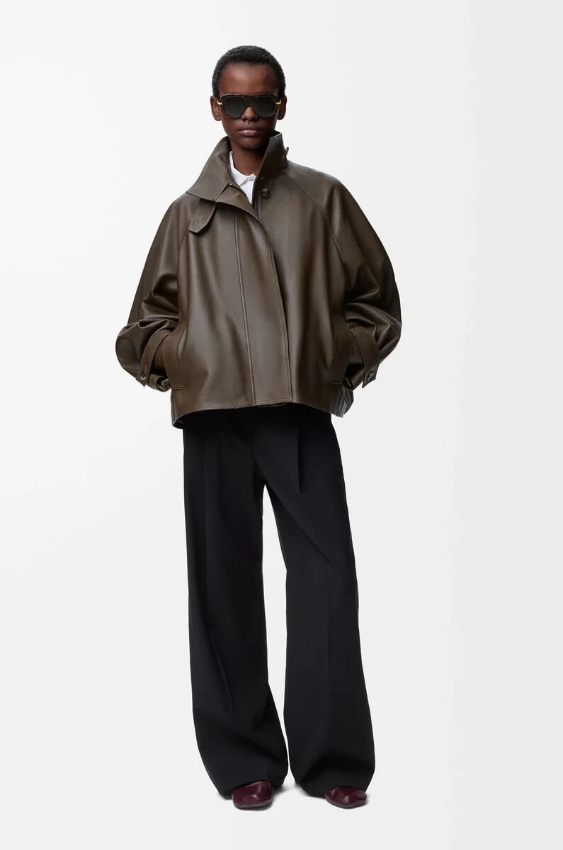 pantalones de lana negro