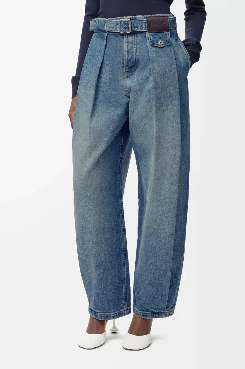 vaqueros en denim denim lavado