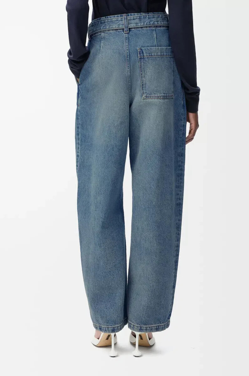vaqueros en denim denim lavado