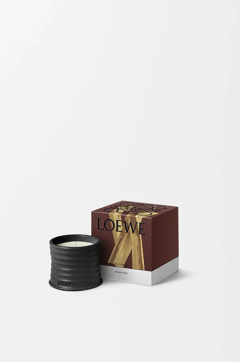 vela pequeña de palo santo negra